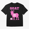 The Goat 10 Miami Champions Classic T-Shirt Step into Match Day Hype around FIFA World Cup 2026 USA Canada Mexico, Messi, France, Champion Mindset, Group Stage Buzz, Knockout Tension and Passionate Fan Culture; Ideal for Passionate Fans Who Love