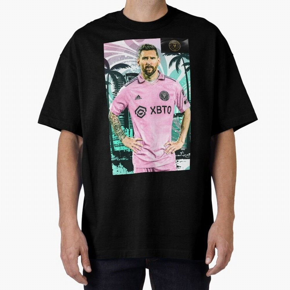 Messi Intermiami FC Classic T-Shirt Keep the Match Day Mood of Global Football Passion for FIFA World Cup 2026 USA Canada Mexico, Capturing Messi, Neymar and Mbappe, France and Portugal, Championship Spirit, Famous Goals, Roaring Crowds and
