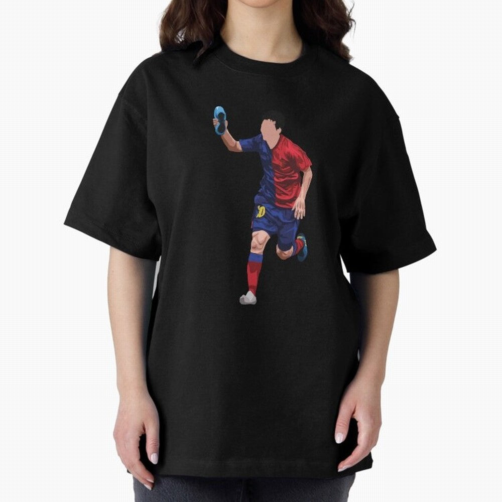 Messi Goal UCL Final 2009 Classic T-Shirt Bring Trophy Dreams to Global Football Passion for FIFA World Cup 2026 USA Canada Mexico, Filled with Mbappe and Neymar, Portugal, Stadium Memories, Football Loyalty, International Chants and Championship