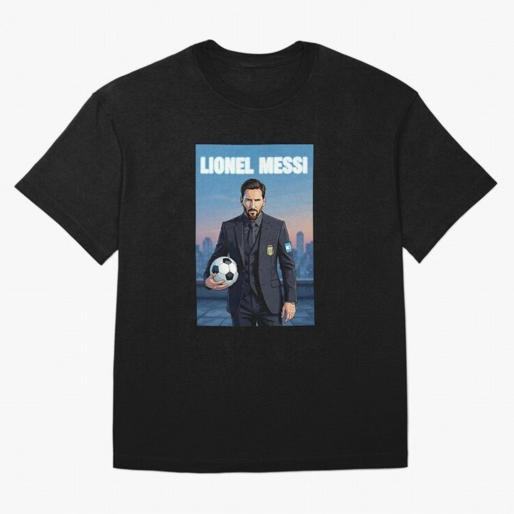 Lionel Messi Classic T-Shirt Mark Global Football Passion for FIFA World Cup 2026, Capturing Cristiano Ronaldo, England and Germany, Classic Soccer Heritage, Championship Pressure, Fan Loyalty and International Pride; Great for Supporters Who Love