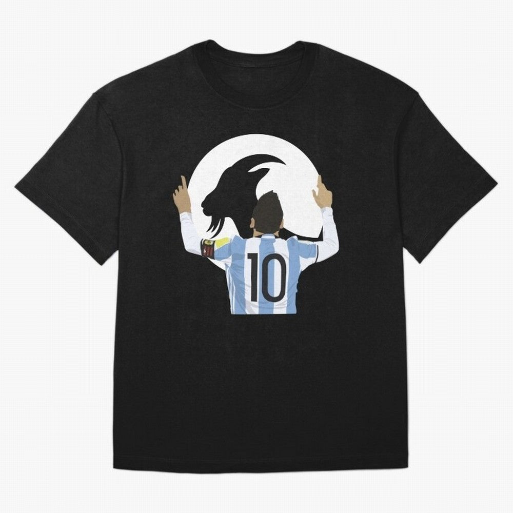 Lionel Messi Goat Oversized T-Shirt Show Your Tournament Heart for Global Football Passion for FIFA World Cup 2026 USA Canada Mexico, Inspired by CR7 and Messi, England and Germany, Game Day Rituals, Football Legends, Country Pride and the Road to