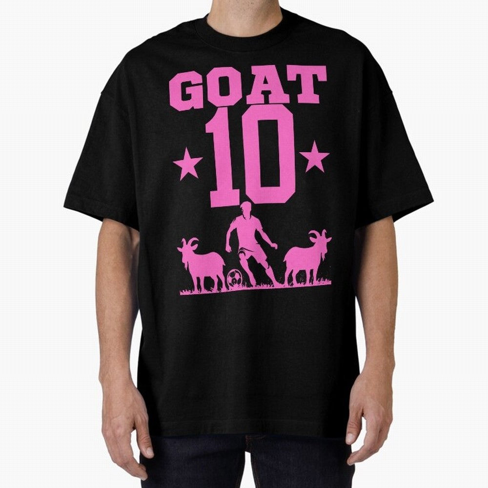 The Goat 10 Miami Champion Classic T-Shirt Fuel Global Football Passion for FIFA World Cup 2026, Centered on Haaland, England, France and Netherlands, Tournament Hype, Historic Matchups, Family Viewing Parties and Global Sports Pride; Great for