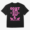 The Goat 10 Miami Champion Classic T-Shirt Fuel Global Football Passion for FIFA World Cup 2026, Centered on Haaland, England, France and Netherlands, Tournament Hype, Historic Matchups, Family Viewing Parties and Global Sports Pride; Great for