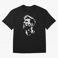 Messi Stencil Graphic poster design Classic T-Shirt Celebrate Football Heritage in FIFA World Cup 2026 USA Canada Mexico Built around Messi, Netherlands Energy, Champion Mindset, Group Stage Buzz, Knockout Tension and Passionate Fan Culture; Made