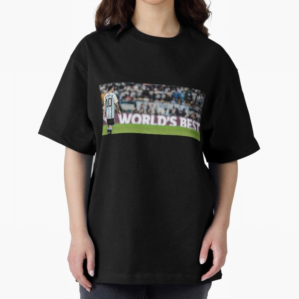 Argentina Leo Messi world best picture Oversized T-Shirt Follow the Final Road of the FIFA World Cup 2026 USA Canada Mexico Journey through CR7 Highlights, Netherlands Pride, Game Day Rituals, Football Legends, Country Pride and the Road to the