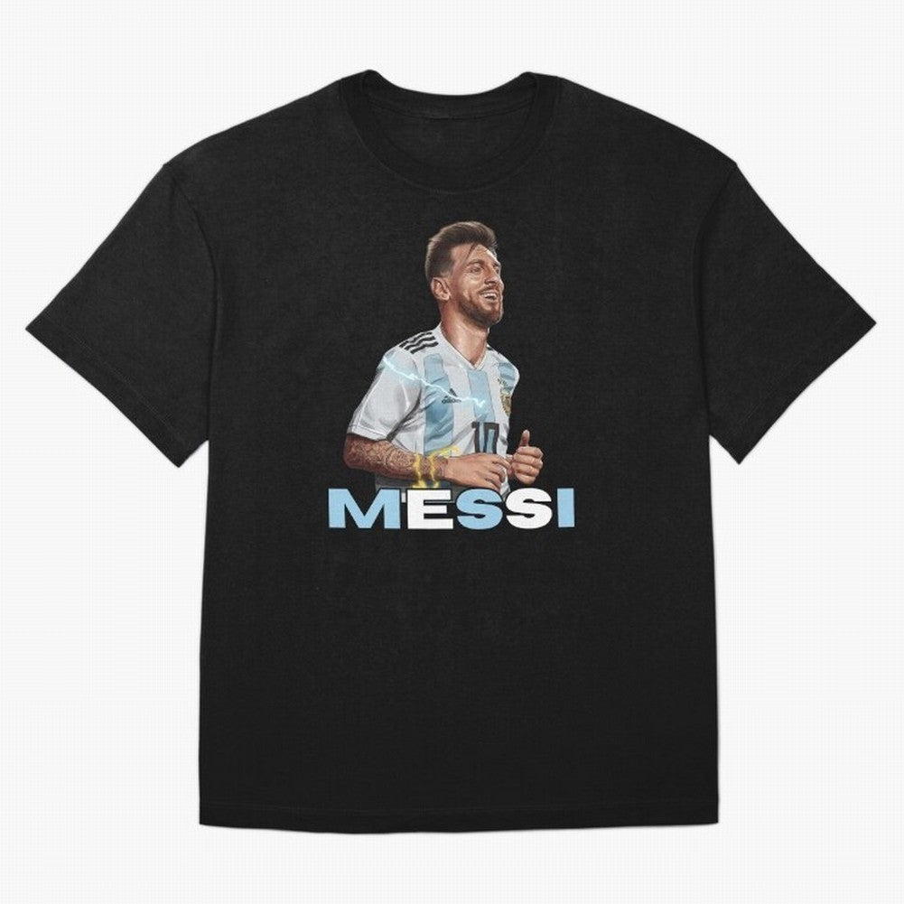 Lionel Messi Oversized T-Shirt Keep the Legacy of FIFA World Cup 2026 Highlighting Mbappe and Neymar, Germany Energy, Football History, Final Match Energy, Crowd Noise and Once in a Lifetime Moments; Built for Supporters Chasing Trophy Dreams,