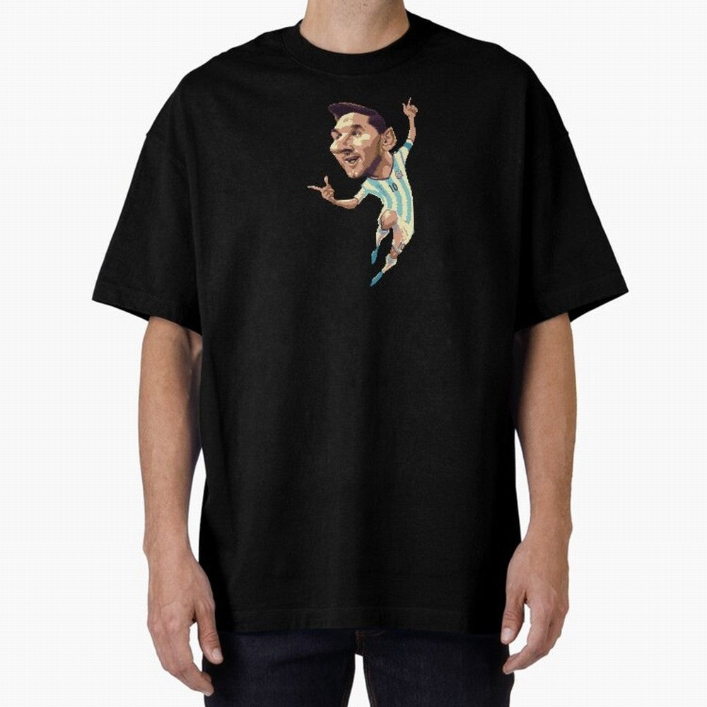 Lionel Messi Oversized T-Shirt Honor Global Football Passion for FIFA World Cup 2026, Featuring Neymar, Netherlands, Football History, Final Match Energy, Crowd Noise and Once in a Lifetime Moments; Perfect for Fans, Collectors, Family Gatherings,