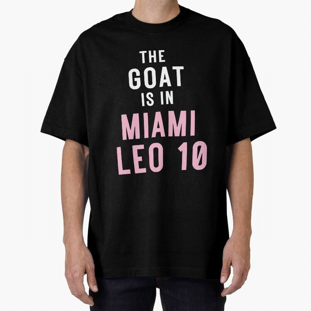 The Goat is in Miami - Leo 10 Essential T-Shirt Capture FIFA World Cup 2026 Group Stage Centered on Cristiano Ronaldo, England and Germany Energy, Fan Favorite Moments, National Team Passion, Big Match Drama and Soccer History; Ideal for Fans Who