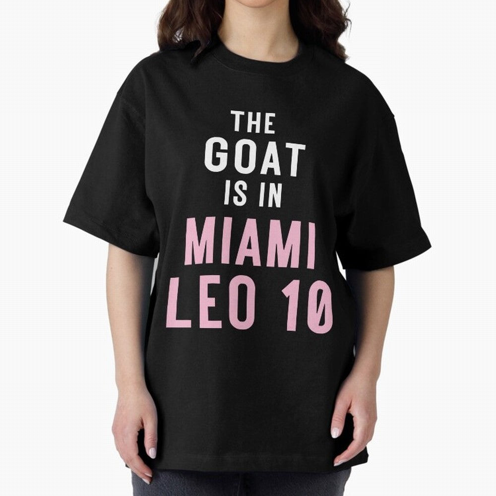 The Goat is in Miami - Leo 10 Essential T-Shirt Capture FIFA World Cup 2026 Group Stage Centered on Cristiano Ronaldo, England and Germany Energy, Fan Favorite Moments, National Team Passion, Big Match Drama and Soccer History; Ideal for Fans Who