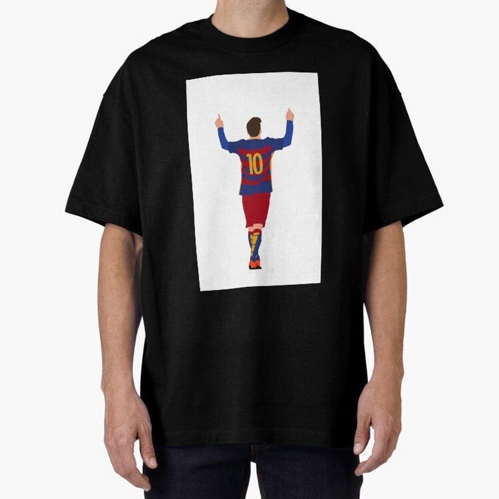 Lionel Messi - FC Barcelona Essential T-Shirt Honor Global Football Passion for FIFA World Cup 2026, Inspired by Messi and Cristiano Ronaldo, Portugal, Sports Nostalgia, International Competition, Famous Players and Unforgettable Victories; Perfect