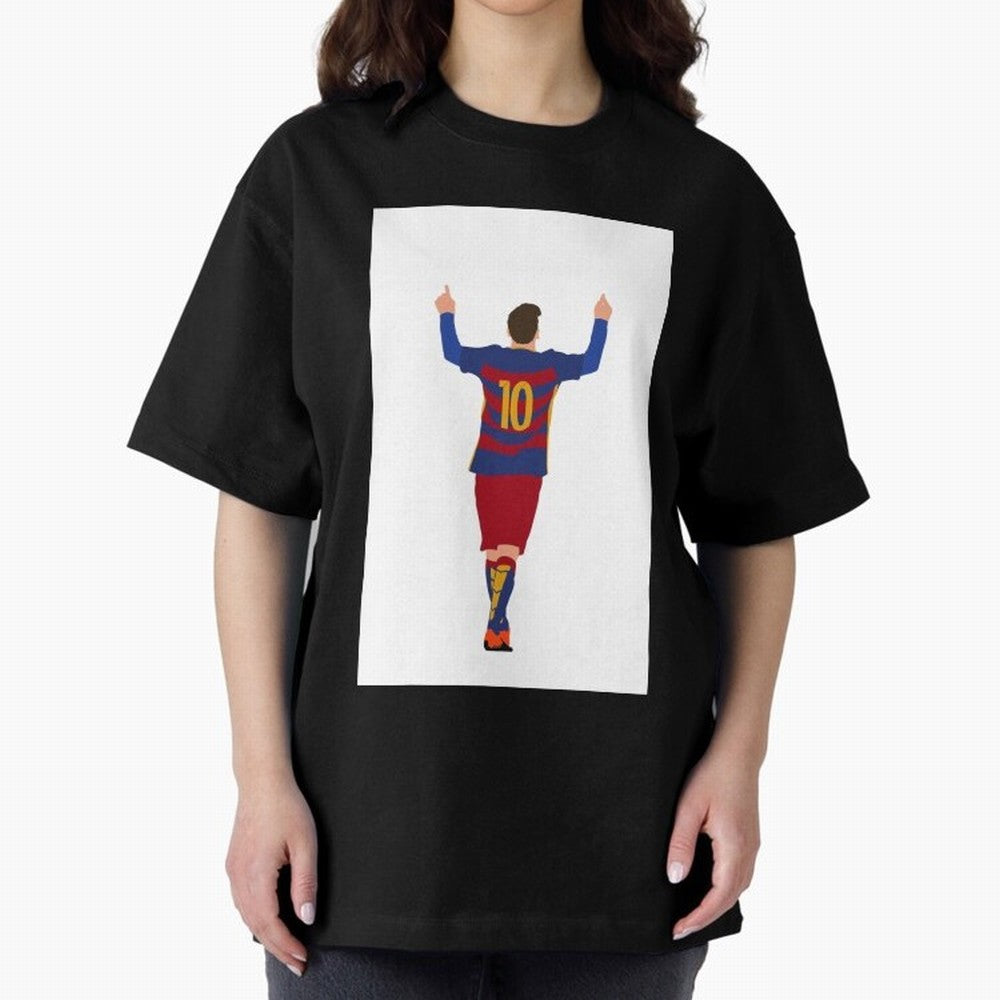 Lionel Messi - FC Barcelona Essential T-Shirt Honor Global Football Passion for FIFA World Cup 2026, Inspired by Messi and Cristiano Ronaldo, Portugal, Sports Nostalgia, International Competition, Famous Players and Unforgettable Victories; Perfect