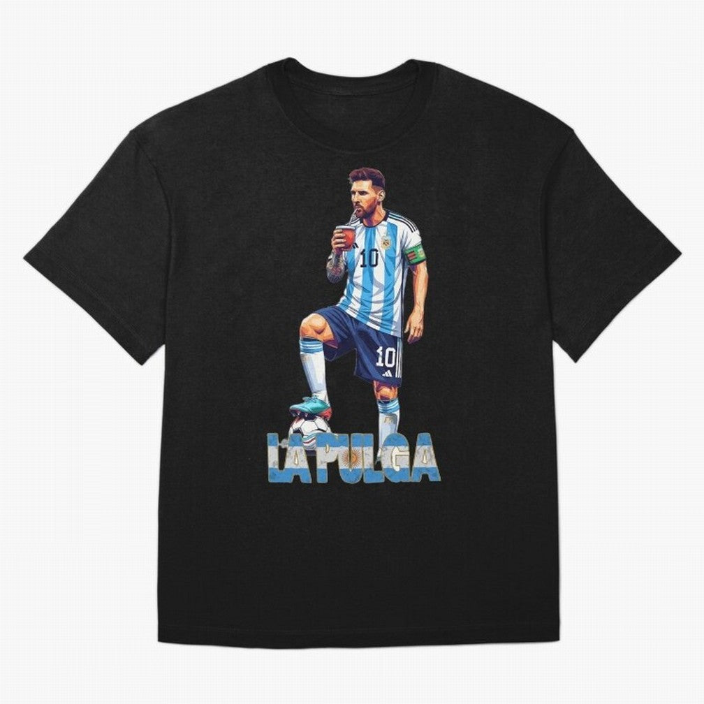 Argentina World Champs Messi Number Oversized T-Shirt Celebrate Every Goal in FIFA World Cup 2026 for Fans of CR7 and England, Bringing Stadium Chants, National Pride, Trophy Dreams and Unforgettable Football Memories; Great for Watch Parties,