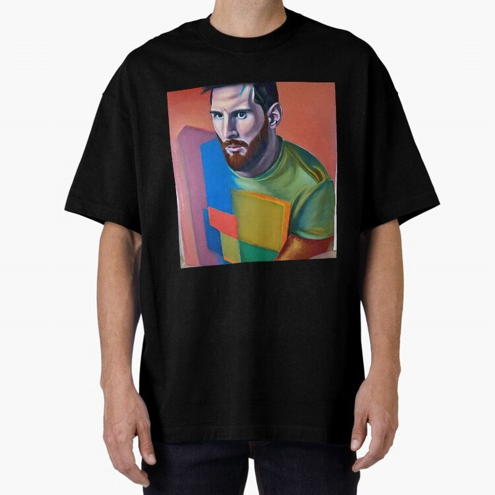 Lionel Oversized T-Shirt Show Championship Spirit for FIFA World Cup 2026 Group Stage Featuring Mbappe, France Energy, Worldwide Fan Energy, Dramatic Goals, Stadium Lights and Championship Celebrations; Ideal for Fans Who Follow Messi, Cristiano