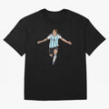 Messi Goal World Cup 2022 Oversized T-Shirt Celebrate Classic Football Spirit in FIFA World Cup 2026 USA Canada Mexico for Fans of CR7 and Messi and England, France and Netherlands, Bringing Stadium Chants, National Pride, Trophy Dreams and