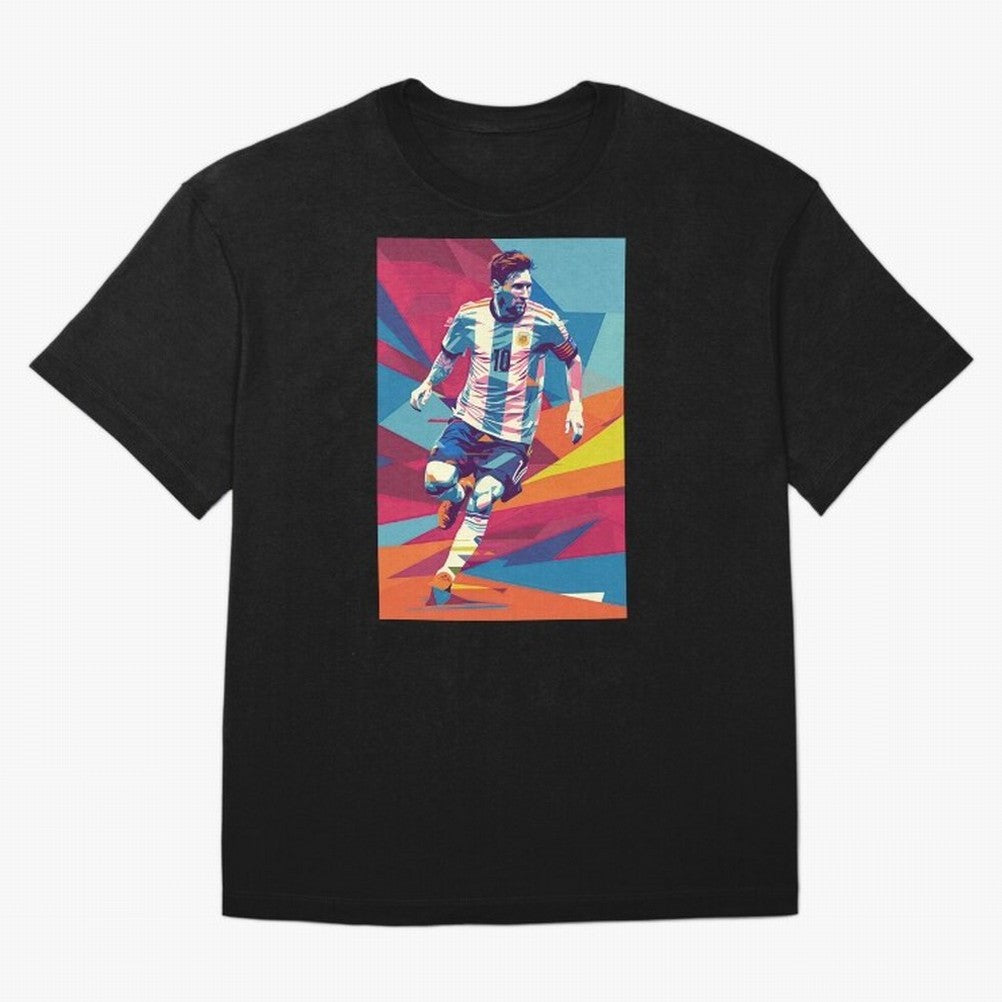 Messi in action Graphic poster design Classic T-Shirt Stand with FIFA World Cup 2026 Group Stage Spirit, with Germany, Neymar, Classic Soccer Heritage, Championship Pressure, Fan Loyalty and International Pride; Built for Supporters Chasing Trophy