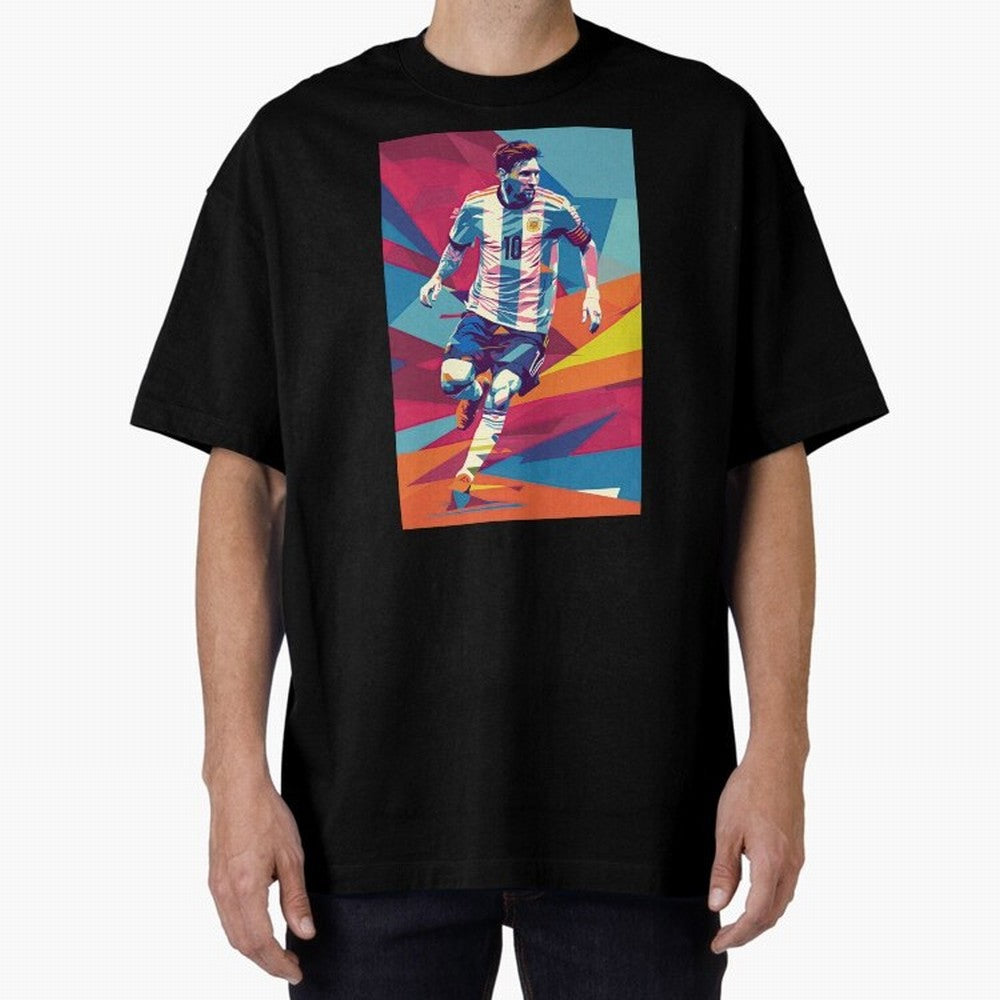 Messi in action Graphic poster design Classic T-Shirt Stand with FIFA World Cup 2026 Group Stage Spirit, with Germany, Neymar, Classic Soccer Heritage, Championship Pressure, Fan Loyalty and International Pride; Built for Supporters Chasing Trophy