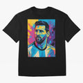 Argentina World Champs Messi Number Oversized T-Shirt Represent the Passion of the FIFA World Cup 2026 USA Canada Mexico Journey through Neymar, Haaland and Cristiano Ronaldo Highlights, Germany Pride, Sports Nostalgia, International Competition,