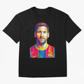 Messi wpap pop art Classic T-Shirt Keep the Match Day Mood of FIFA World Cup 2026 Group Stage for Fans of Haaland and Portugal, Spain and Germany, Bringing Football Festival Excitement, Trophy Ambitions, Country Rivalries and Star Player Buzz;
