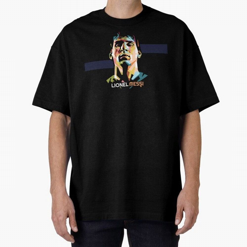 Lionel Messi Magic Oversized T-Shirt Bring Supporter Culture to Match Day Hype around FIFA World Cup 2026 Group Stage, CR7, Argentina, Match Day Excitement, Supporter Culture, Golden Goals and Global Football Passion; Perfect for Fans, Collectors,