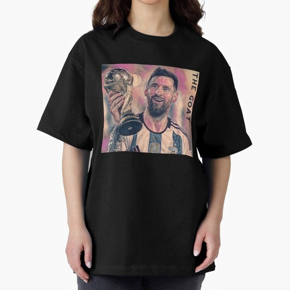Messi T-Shirt Oversized T-Shirt Keep Football History Alive during FIFA World Cup 2026 for Fans of Mbappe and France and Portugal, Bringing Football Passion, Legendary Performances, Festival Vibes and Supporter Community; Made for Die Hard