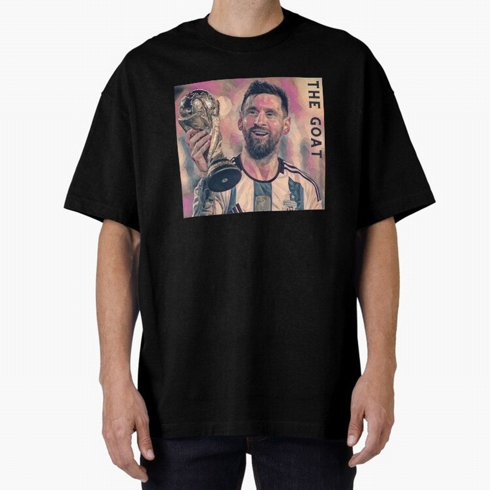 Messi T-Shirt Oversized T-Shirt Keep Football History Alive during FIFA World Cup 2026 for Fans of Mbappe and France and Portugal, Bringing Football Passion, Legendary Performances, Festival Vibes and Supporter Community; Made for Die Hard