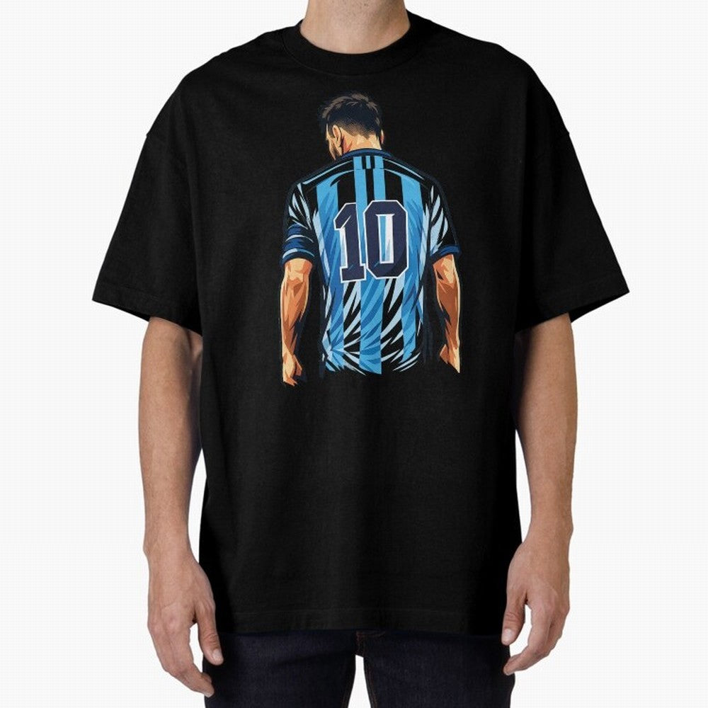 Messi 10 legend Oversized T-Shirt Join Global Football Passion for FIFA World Cup 2026 USA Canada Mexico, Featuring Messi, Germany, Game Day Rituals, Football Legends, Country Pride and the Road to the Final; Built for Supporters Chasing Trophy