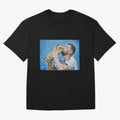Lionel Messi Oversized T-Shirt Stand with Match Day Hype around FIFA World Cup 2026 Group Stage, Neymar, Haaland and Cristiano Ronaldo, France and Portugal, Match Day Excitement, Supporter Culture, Golden Goals and Global Football Passion; Built