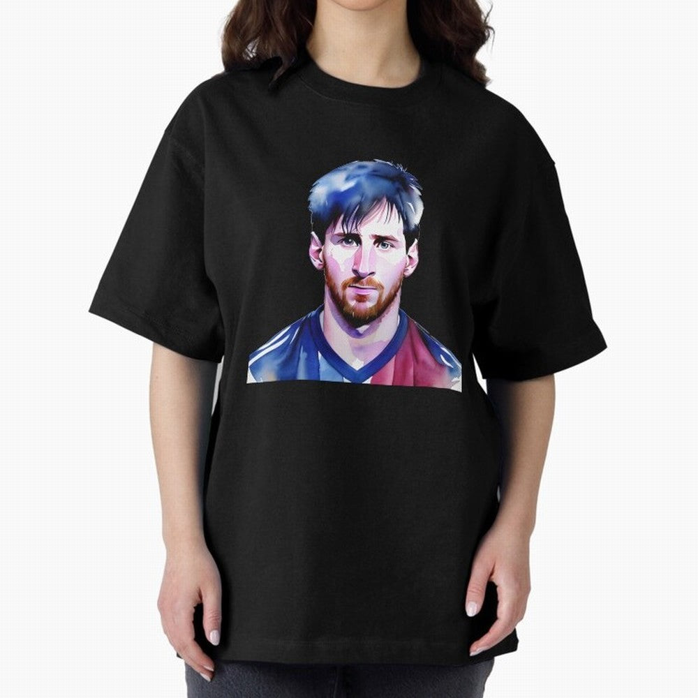 Leo Messi Watercolor | Argentina flag Classic T-Shirt Celebrate Football Heritage in Global Football Passion for FIFA World Cup 2026, Inspired by Messi, Argentina, Sports Nostalgia, International Competition, Famous Players and Unforgettable