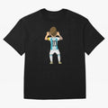 Cartoon Illustration Messi vs Netherlands World Cup Qatar 2022 Oversized T-Shirt Cheer through Every Moment of FIFA World Cup 2026 USA Canada Mexico for Fans of Neymar and Argentina, Bringing Match Day Excitement, Supporter Culture, Golden Goals