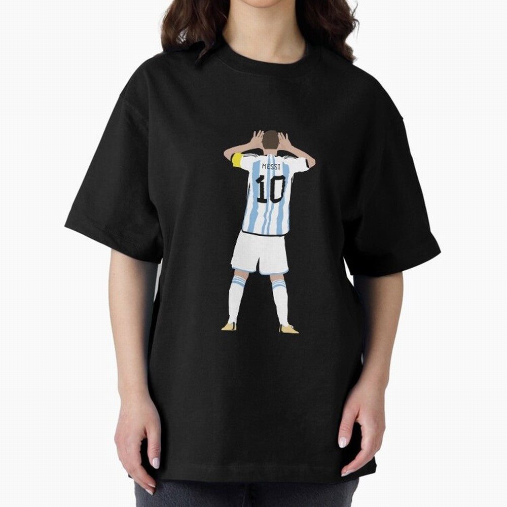 Messi minimalist design Classic T-Shirt Join the Countdown to the FIFA World Cup 2026 Group Stage Journey through CR7 and Messi Highlights, Argentina, France and Brazil Pride, Sports Nostalgia, International Competition, Famous Players and