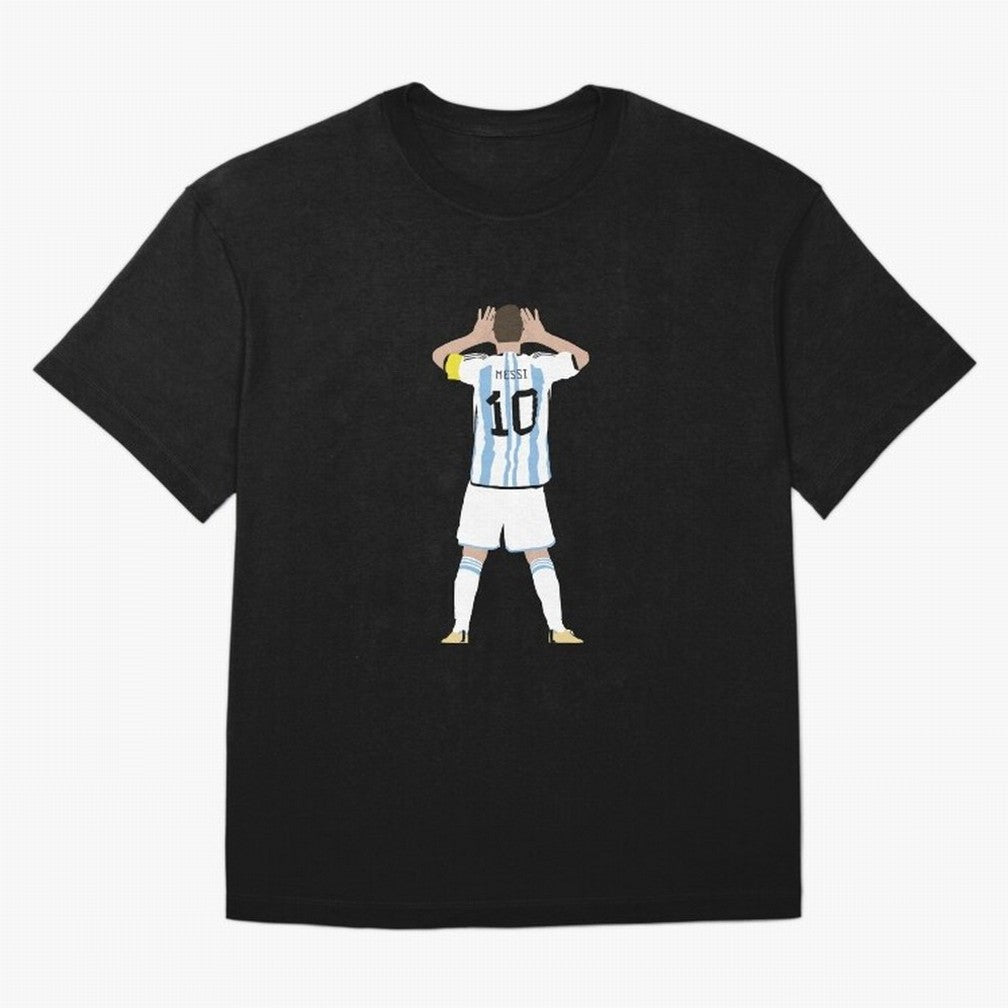 Messi minimalist design Classic T-Shirt Join the Countdown to the FIFA World Cup 2026 Group Stage Journey through CR7 and Messi Highlights, Argentina, France and Brazil Pride, Sports Nostalgia, International Competition, Famous Players and
