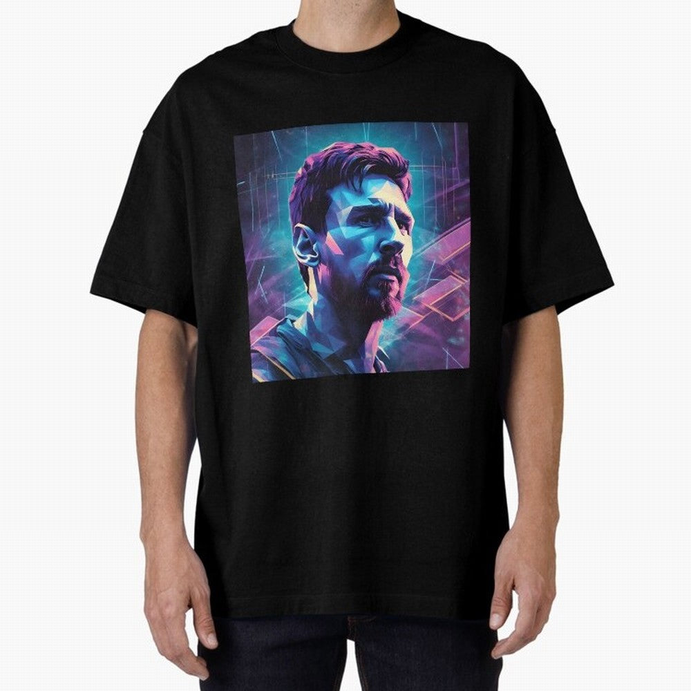 Lionel Messi is going to MLS club Inter Miami Oversized T-Shirt Bring Stadium Energy to FIFA World Cup 2026 Group Stage for Fans of Haaland and Argentina, France and Brazil, Bringing Vintage Soccer Flavor, Modern Football Stars, National Flags and
