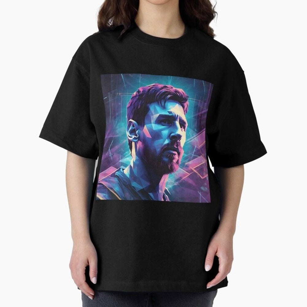 Lionel Messi is going to MLS club Inter Miami Oversized T-Shirt Bring Stadium Energy to FIFA World Cup 2026 Group Stage for Fans of Haaland and Argentina, France and Brazil, Bringing Vintage Soccer Flavor, Modern Football Stars, National Flags and