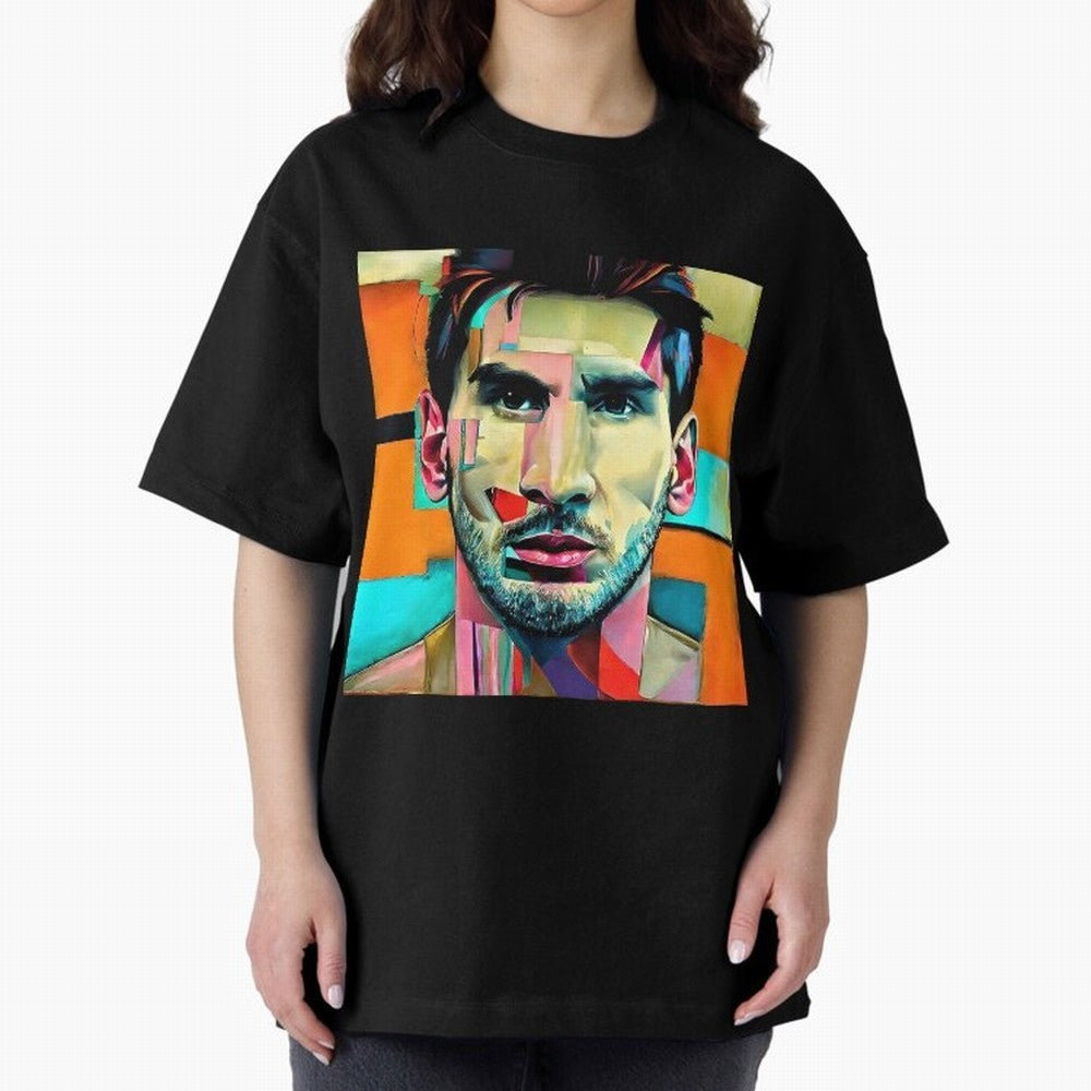 Messi on modern art Classic T-Shirt Feel the Heartbeat of Global Football Passion for FIFA World Cup 2026 Group Stage, Centered on CR7 and Messi, England, Football Festival Excitement, Trophy Ambitions, Country Rivalries and Star Player Buzz; Ideal
