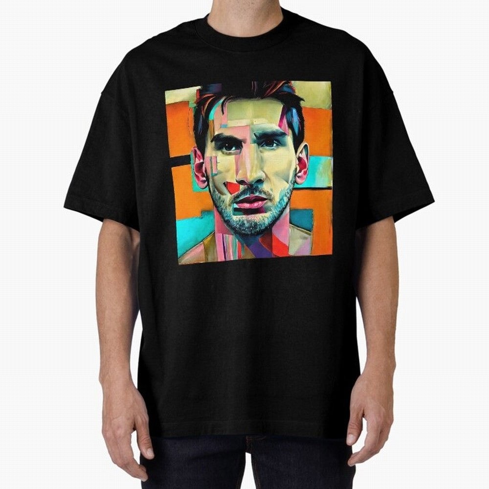 Messi on modern art Classic T-Shirt Feel the Heartbeat of Global Football Passion for FIFA World Cup 2026 Group Stage, Centered on CR7 and Messi, England, Football Festival Excitement, Trophy Ambitions, Country Rivalries and Star Player Buzz; Ideal