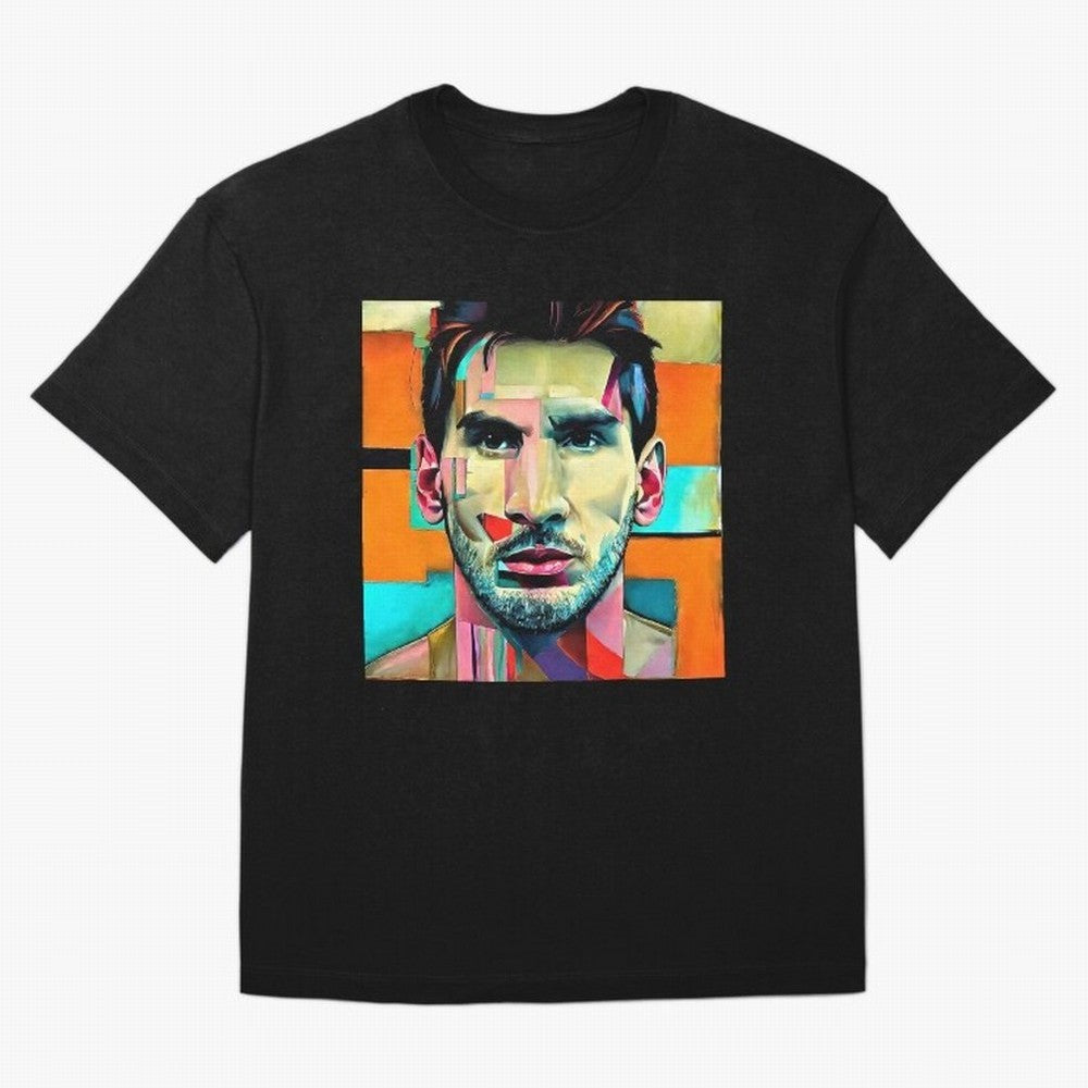 Messi on modern art Classic T-Shirt Feel the Heartbeat of Global Football Passion for FIFA World Cup 2026 Group Stage, Centered on CR7 and Messi, England, Football Festival Excitement, Trophy Ambitions, Country Rivalries and Star Player Buzz; Ideal