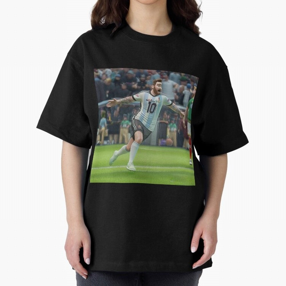 Lionel Messi caricature Classic T-Shirt Carry National Pride through Match Day Hype around FIFA World Cup 2026 USA Canada Mexico, Cristiano Ronaldo, Haaland and CR7, England, Retro Football Energy, Iconic Rivalries, Trophy Chase Drama and Stadium