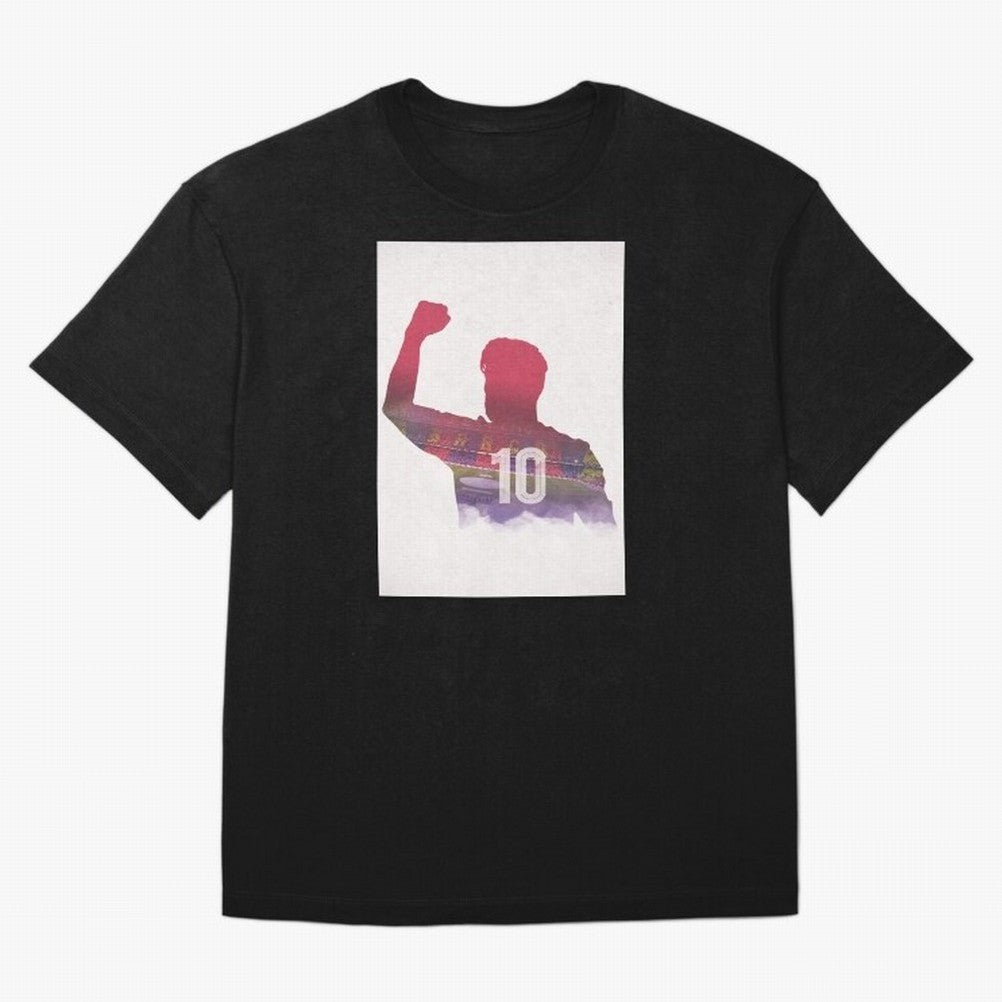 Lionel Messi Artwork Oversized T-Shirt Share the Excitement of Global Football Passion for FIFA World Cup 2026 Group Stage, with Haaland and Mbappe, Spain and Netherlands, Champion Mindset, Group Stage Buzz, Knockout Tension and Passionate Fan