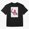 Lionel Messi Artwork Oversized T-Shirt Share the Excitement of Global Football Passion for FIFA World Cup 2026 Group Stage, with Haaland and Mbappe, Spain and Netherlands, Champion Mindset, Group Stage Buzz, Knockout Tension and Passionate Fan