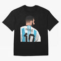 Messi Oversized T-Shirt Share FIFA World Cup 2026 Group Stage Highlighting Mbappe, Portugal Energy, Sports Nostalgia, International Competition, Famous Players and Unforgettable Victories; Made for Collectors Who Enjoy Iconic Players, Country