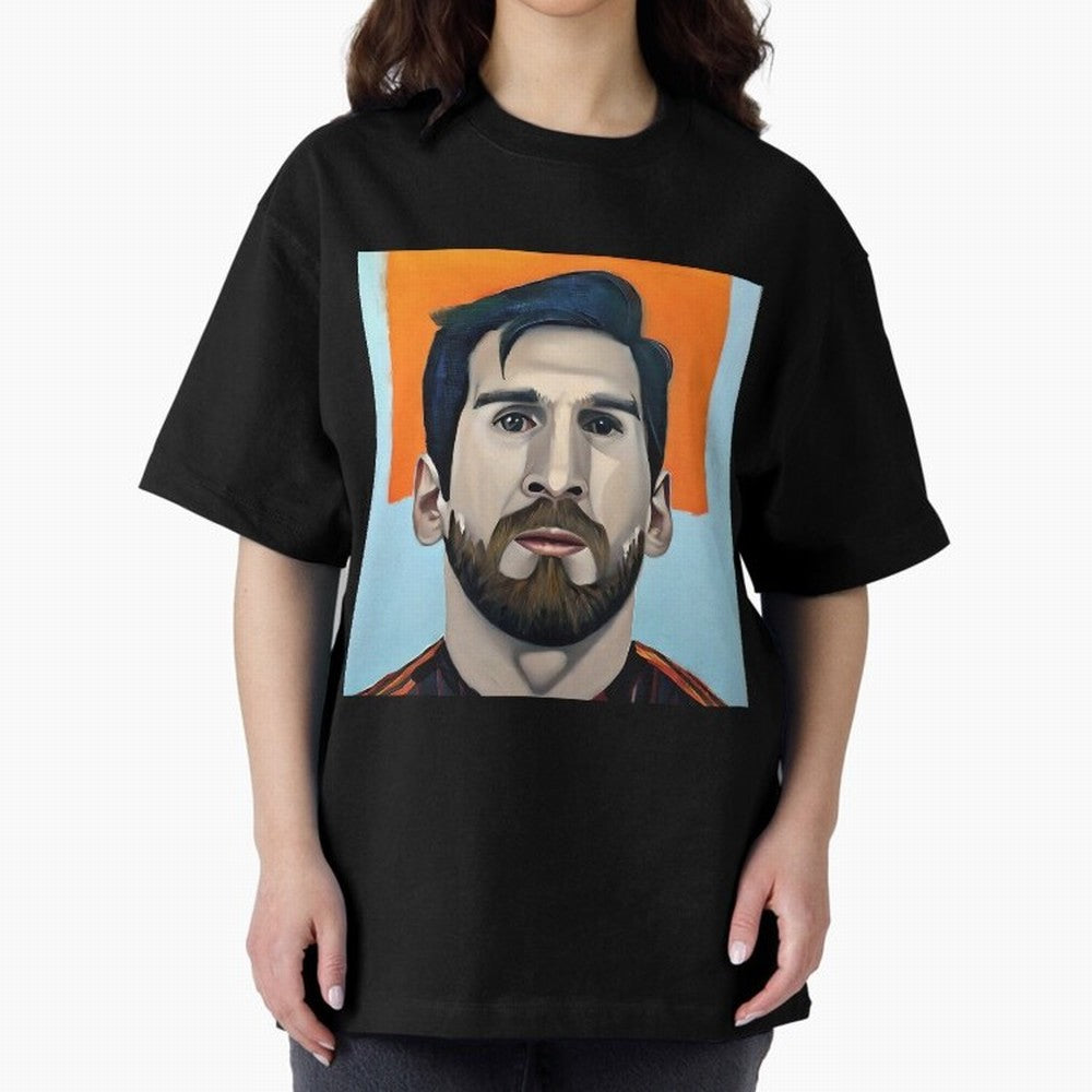 portrait of Messi with beard Classic T-Shirt Bring Home Global Football Passion for FIFA World Cup 2026 USA Canada Mexico, Featuring CR7 and Messi, Brazil, Classic Soccer Heritage, Championship Pressure, Fan Loyalty and International Pride; Perfect