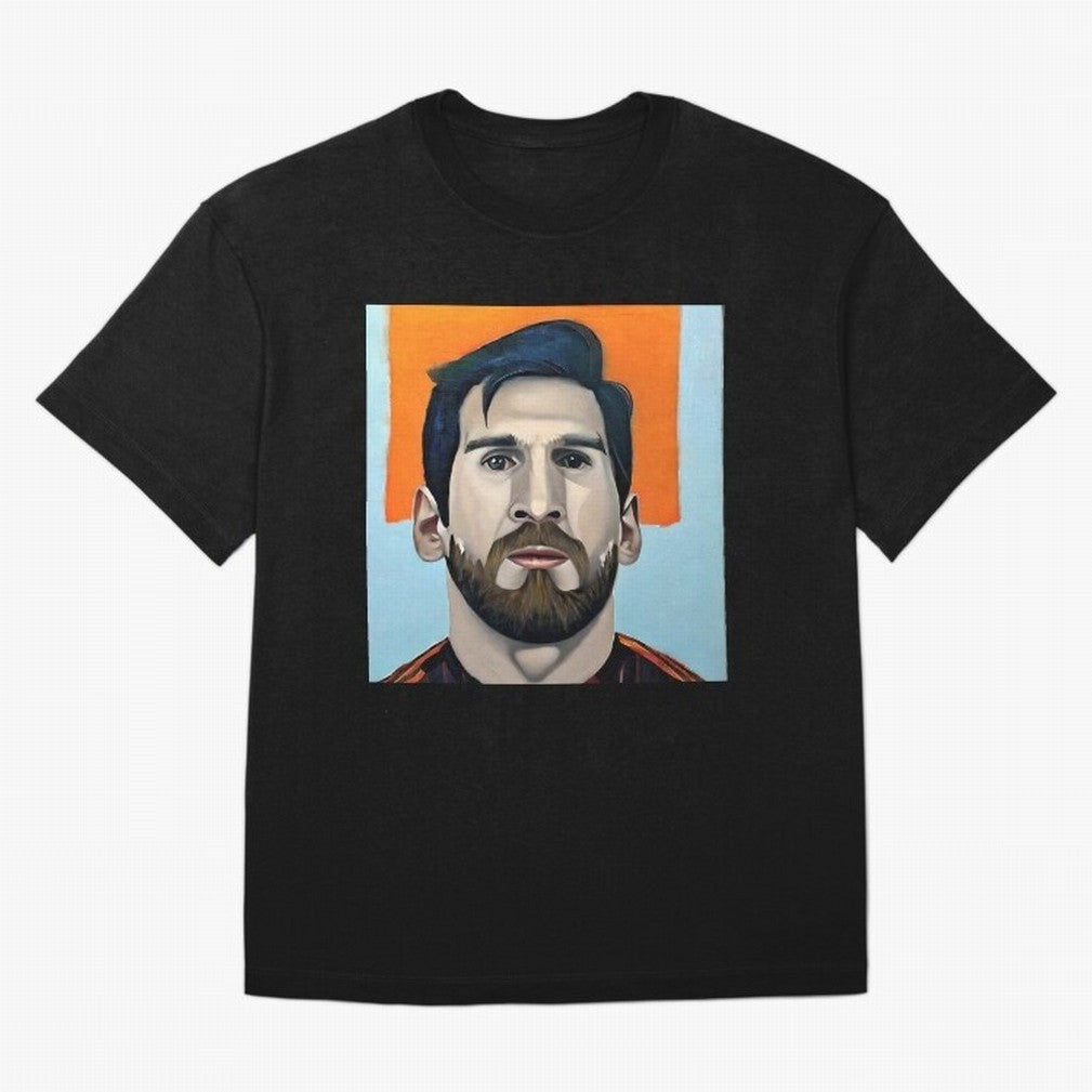 portrait of Messi with beard Classic T-Shirt Bring Home Global Football Passion for FIFA World Cup 2026 USA Canada Mexico, Featuring CR7 and Messi, Brazil, Classic Soccer Heritage, Championship Pressure, Fan Loyalty and International Pride; Perfect
