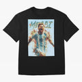 MiaMessi Premium Oversized T-Shirt Represent the Passion of FIFA World Cup 2026 Group Stage Spirit, Driven by Brazil, Portugal and Argentina, Messi and Cristiano Ronaldo, Supporter Pride, Iconic Celebrations, Legendary Names and Global Match Day