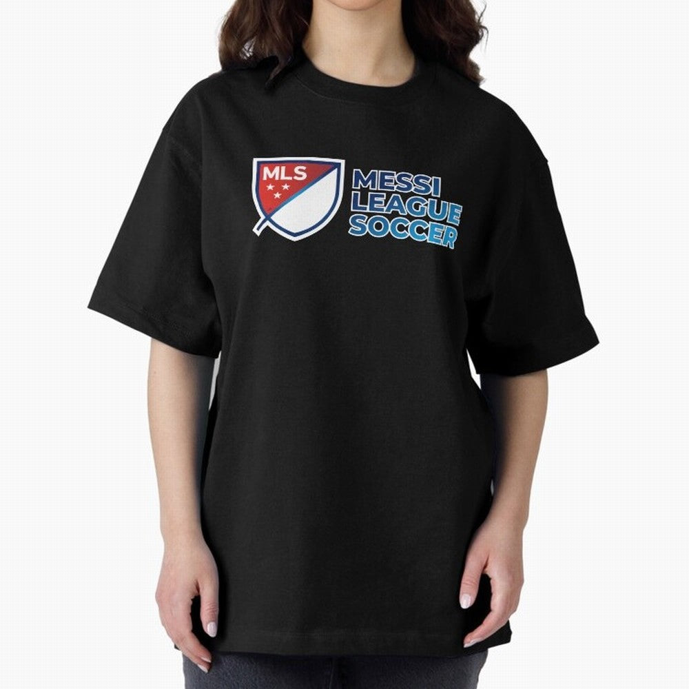 MLS Messi League Soccer Oversized T-Shirt Bring Supporter Culture to Match Day Hype around FIFA World Cup 2026 USA Canada Mexico, Neymar, Netherlands, Championship Spirit, Famous Goals, Roaring Crowds and International Football Unity; Perfect for