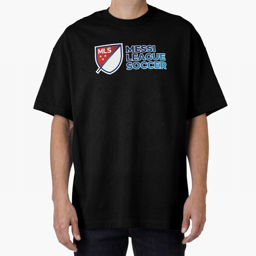 MLS Messi League Soccer Oversized T-Shirt Bring Supporter Culture to Match Day Hype around FIFA World Cup 2026 USA Canada Mexico, Neymar, Netherlands, Championship Spirit, Famous Goals, Roaring Crowds and International Football Unity; Perfect for
