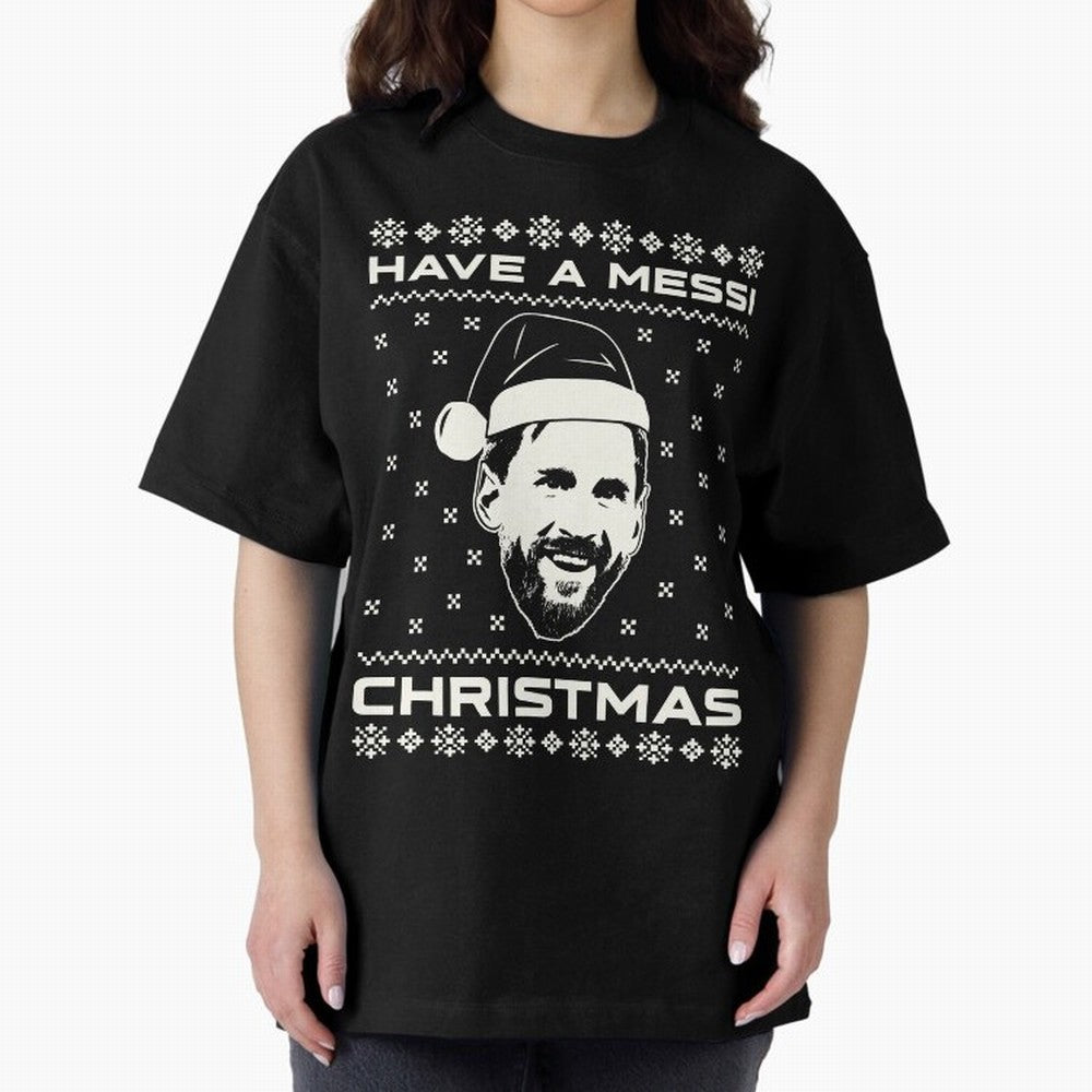 Lionel Messi Christmas Classic T-Shirt Celebrate National Team Dreams in FIFA World Cup 2026 for Fans of Messi and Cristiano Ronaldo and France, Bringing Game Day Rituals, Football Legends, Country Pride and the Road to the Final; Perfect for Fans,