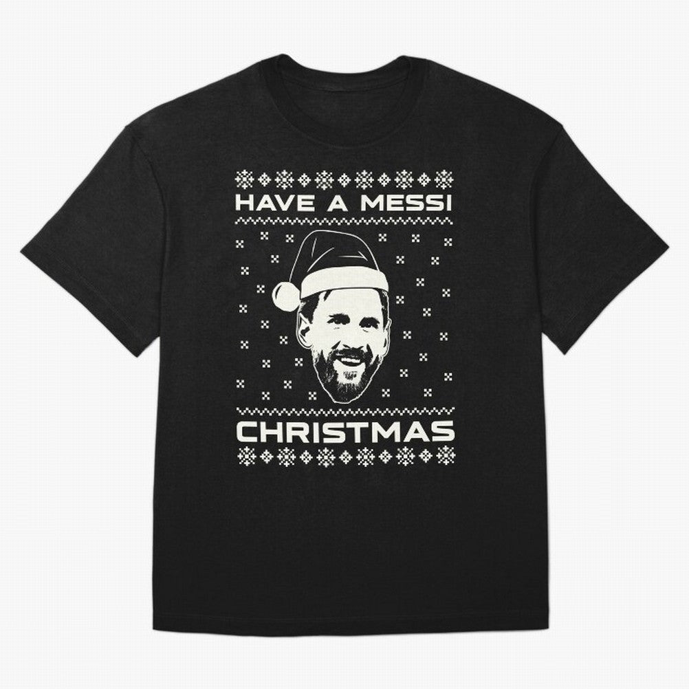 Lionel Messi Christmas Classic T-Shirt Celebrate National Team Dreams in FIFA World Cup 2026 for Fans of Messi and Cristiano Ronaldo and France, Bringing Game Day Rituals, Football Legends, Country Pride and the Road to the Final; Perfect for Fans,