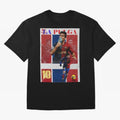 Lionel Messi 2009 UCL Barcelona Poster Oversized T-Shirt Share the Excitement of FIFA World Cup 2026 Spirit, Featuring England, France and Netherlands, Messi, Soccer Culture, Superstar Moments, National Team Dreams and Competitive Fire; Perfect for