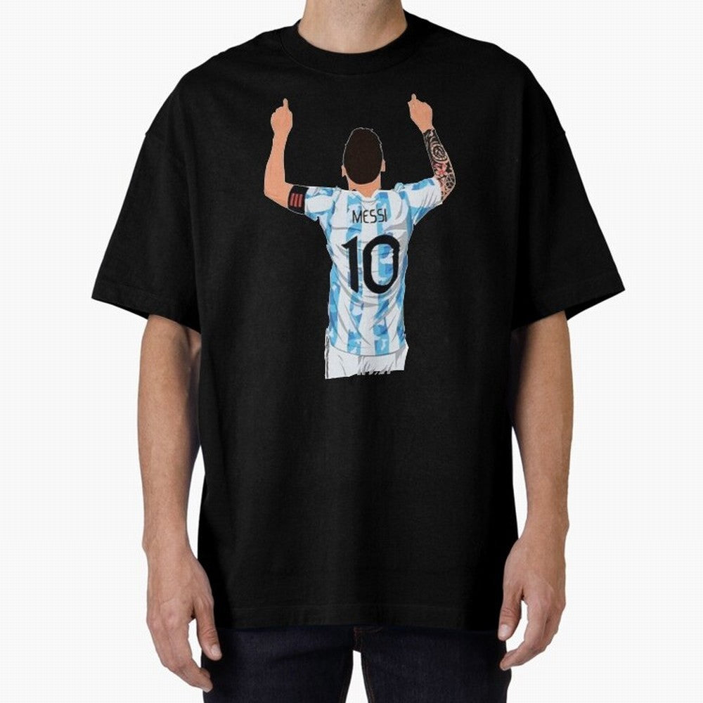 Lionel Messi Oversized T-Shirt Celebrate Fan Favorites in the FIFA World Cup 2026 Group Stage Journey through Haaland Highlights, Brazil, Portugal and Argentina Pride, Classic Soccer Heritage, Championship Pressure, Fan Loyalty and International