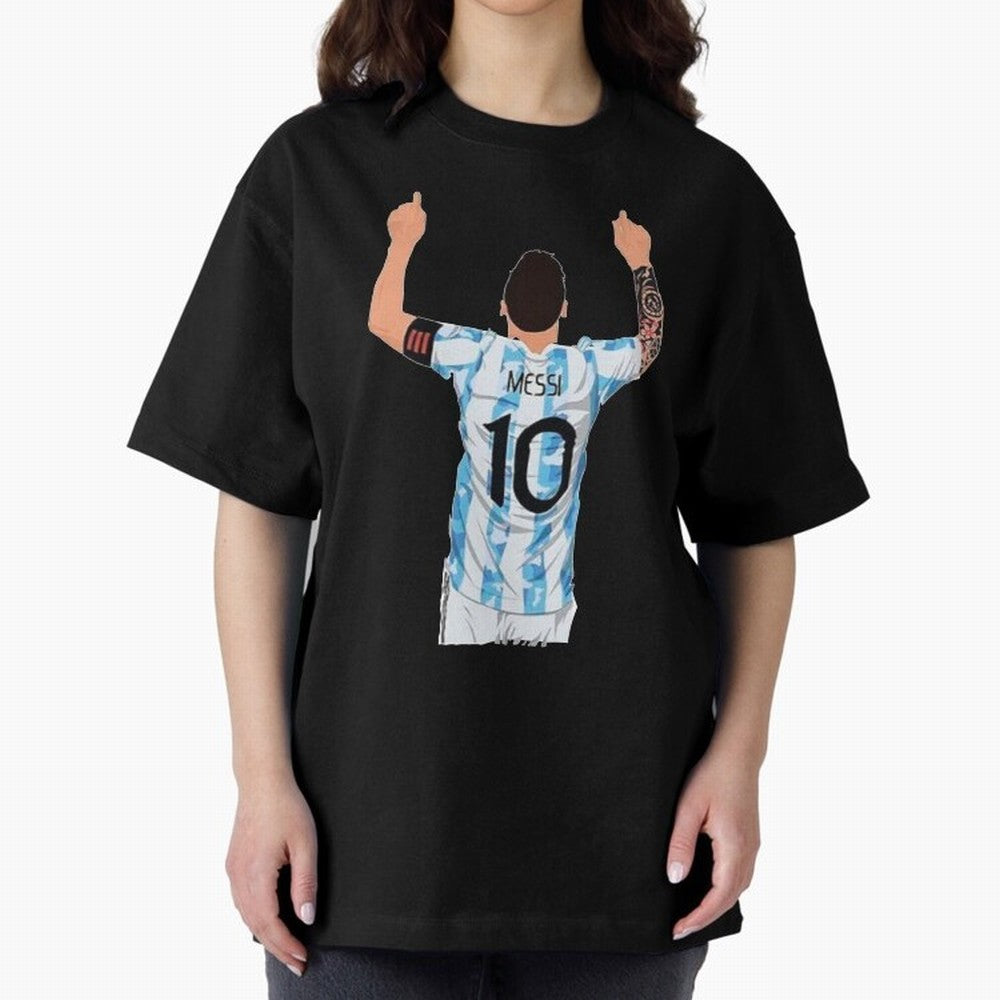 Lionel Messi Oversized T-Shirt Celebrate Fan Favorites in the FIFA World Cup 2026 Group Stage Journey through Haaland Highlights, Brazil, Portugal and Argentina Pride, Classic Soccer Heritage, Championship Pressure, Fan Loyalty and International